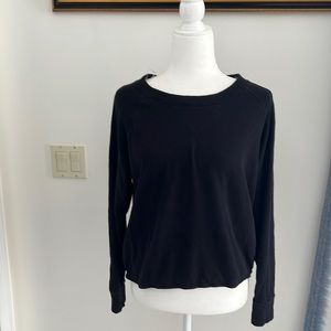 bobi Black Long Sleeve TopSize S